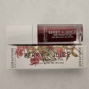 Seraphine Botanicles Berry + Juice - 100% Vegan Lip Gel - Cherry Compote